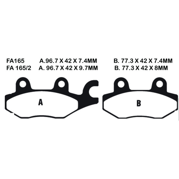 EBC EBC Brake Pads MXS165